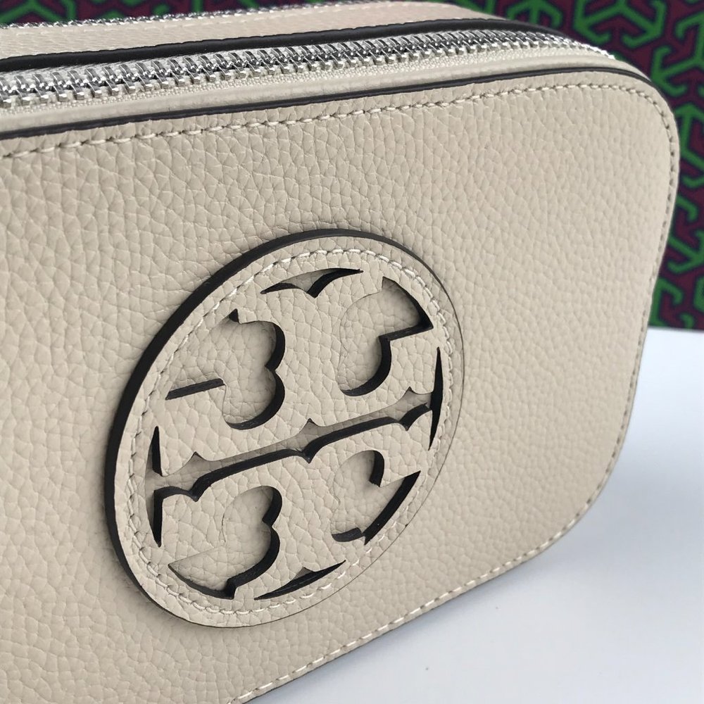 New Ivory Tory Burch Mini Miller Crossbody Bag - Picture 8 of 11